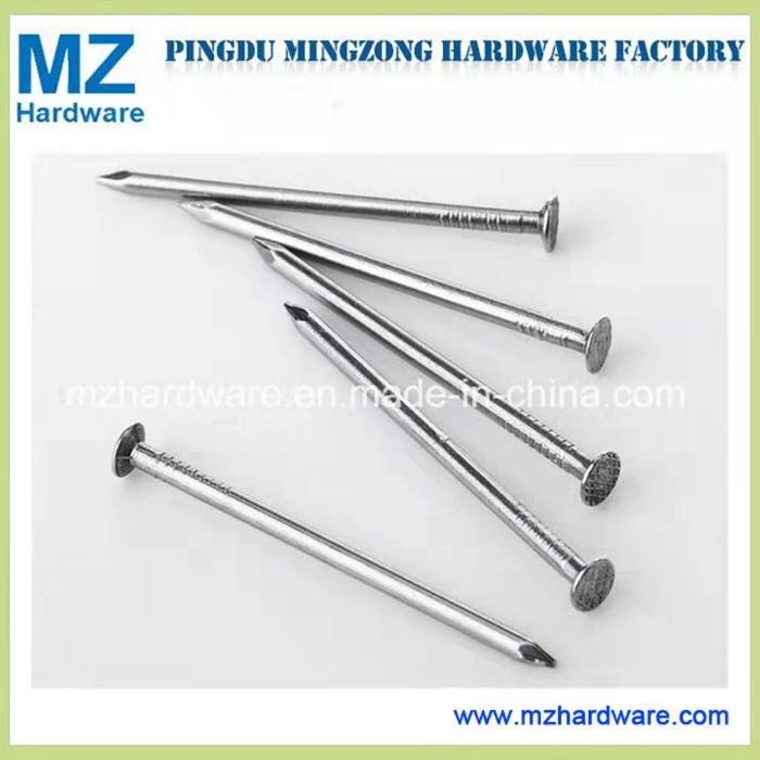 Bright Galvanized Polished Ring Screw Twisted Shank Common Wire Nail