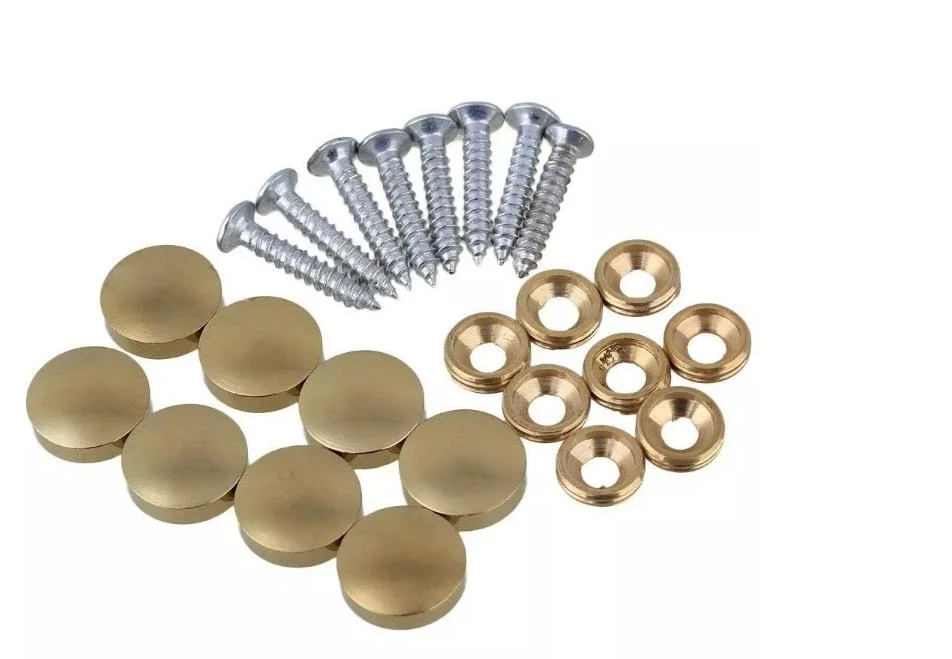 20mm Stainless Steel Cap Cover Decorative Mirror Mounting Round Screws Nails