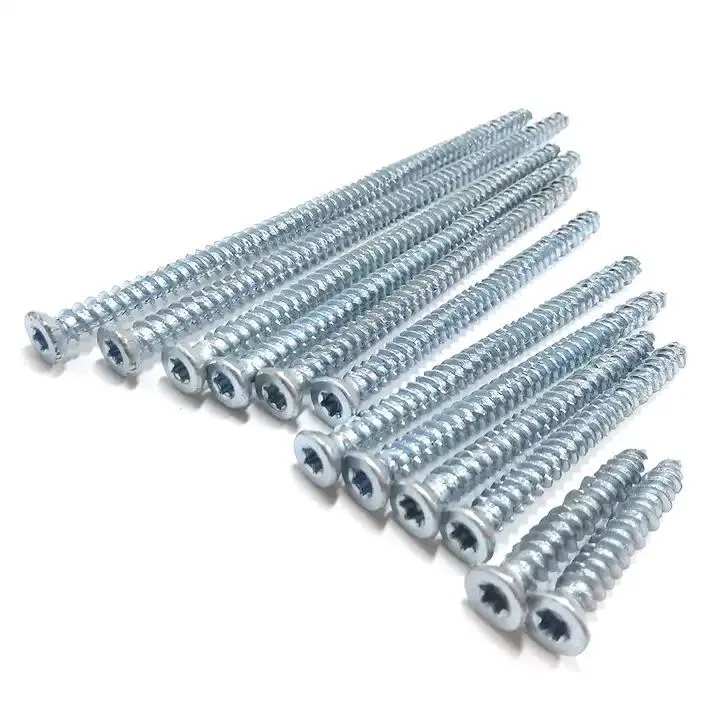 Custom Carbon Steel Zinc Plated Torx Concrete Screw