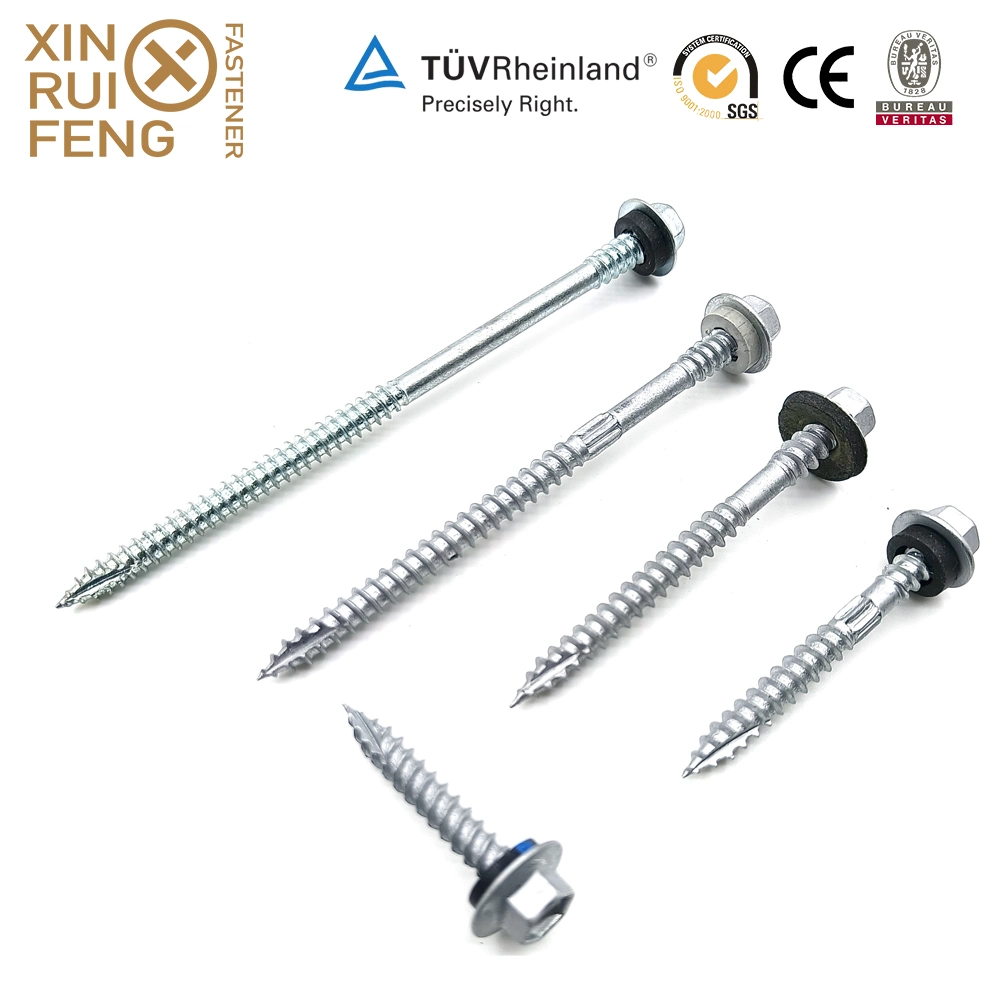 Xinruifeng Fastener Color Painted Bright Zinc Ruspert Coating Extra Guard As3566 Timber Building Purlin Crest Roofing Hex Washer Head Self Drilling Screws