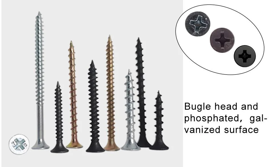 Xinruifeng Fastener Metal Bugle Head Phillips No. 2 Self Drilling Screws