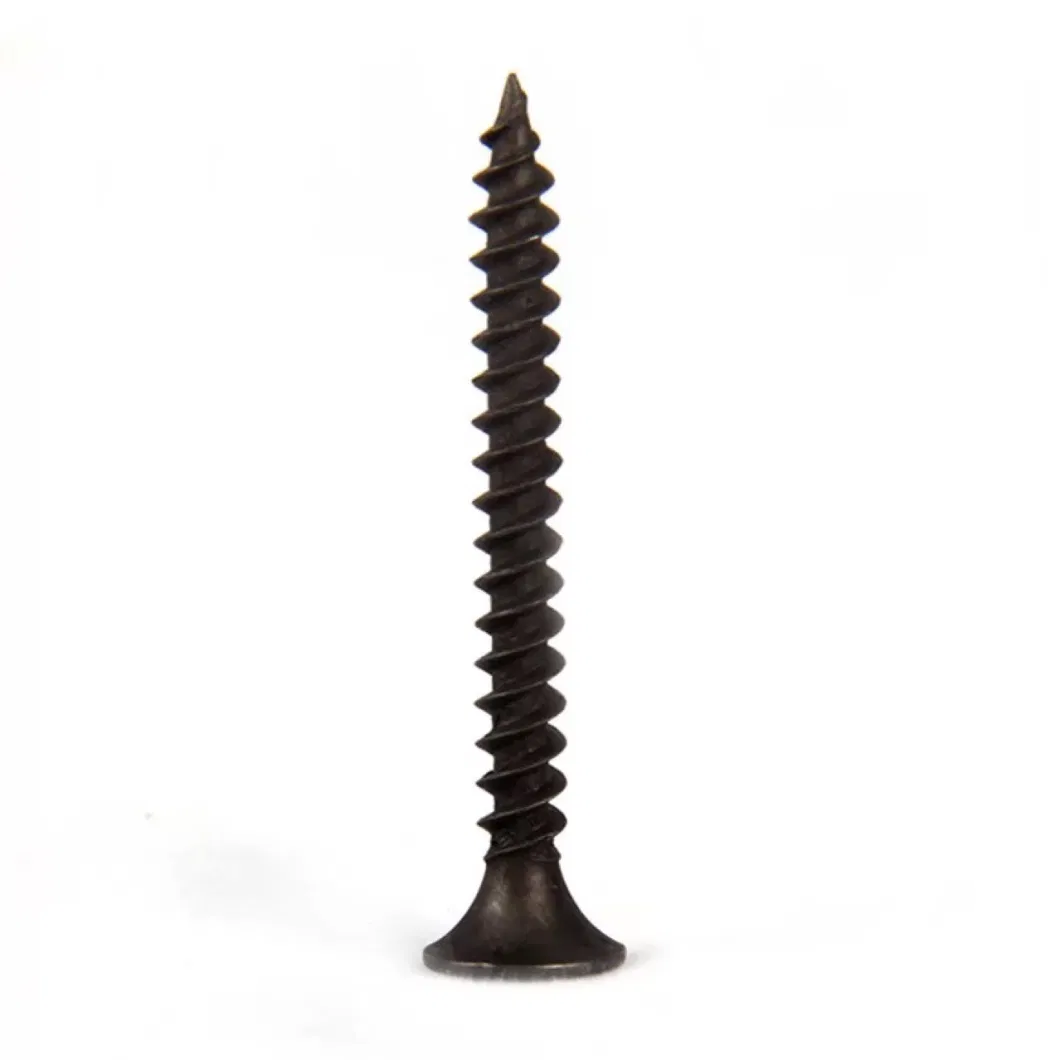 Good Price Fine Thread Black Phosphate Flat Bugle Head Gypsum Board Drywall Screw for Drywall Phillips Black Self Tapping Screw