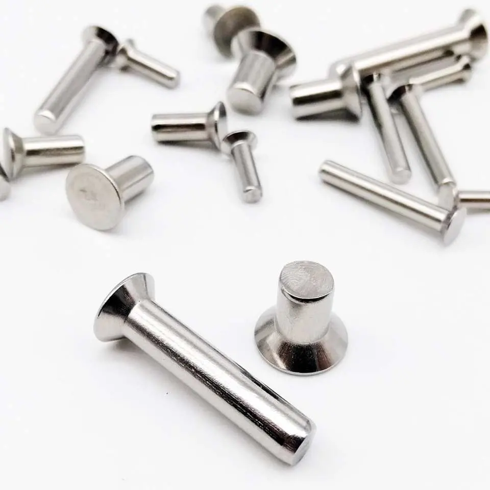 M2 M2.5 M3 M4 M5 M6 DIN 6791 Stainless Steel 304 Semi-Tubular Pan Head Semi Tubular Rivets