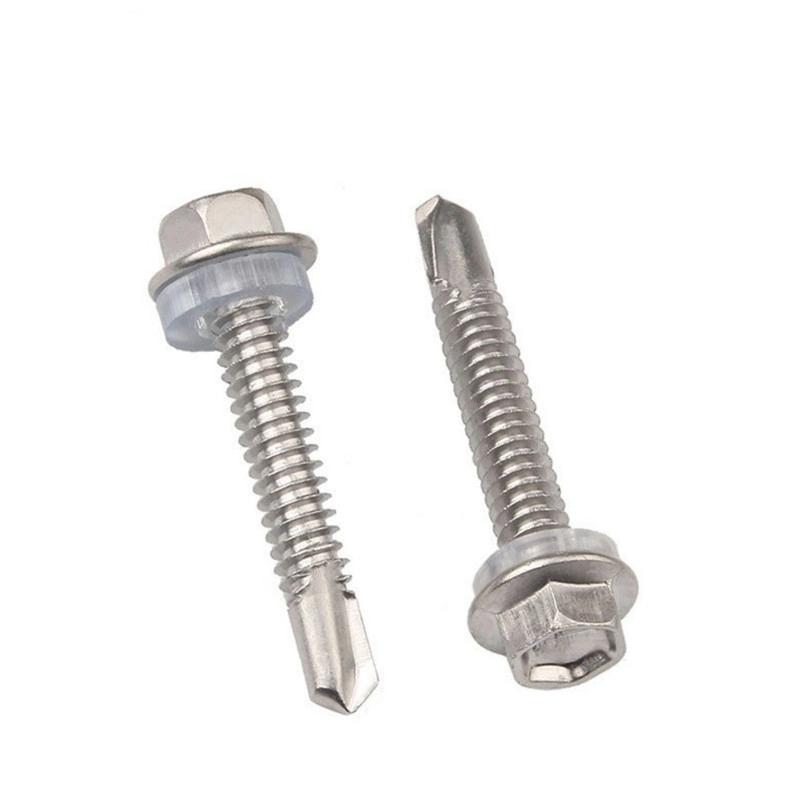 Stainless Steel Flat Head Round Cross Tek Roofing Screw Self Drilling Screw