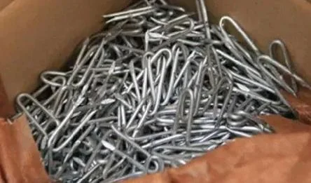 Galvanized Polished/Barbed U Staple Nail/U Fence Nail/U Shape Nail for Fengcing Building