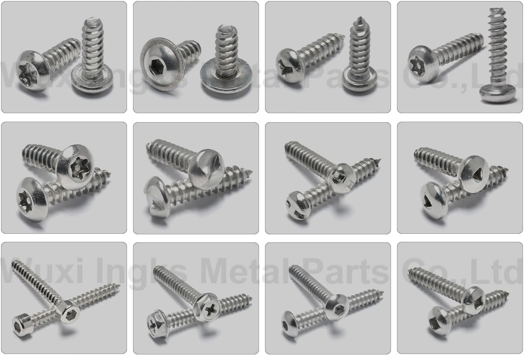 Stainless Steel Hex Flange Head Cutting Thread Type17 Self Tapping Screws