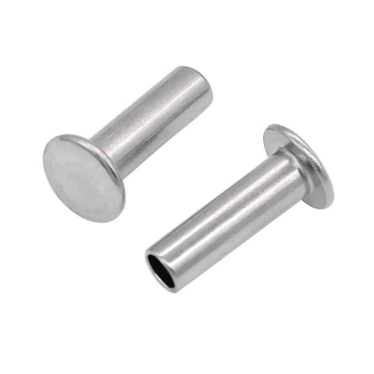 M2 M2.5 M3 M4 M5 M6 DIN 6791 Stainless Steel 304 Semi-Tubular Pan Head Semi Tubular Rivets