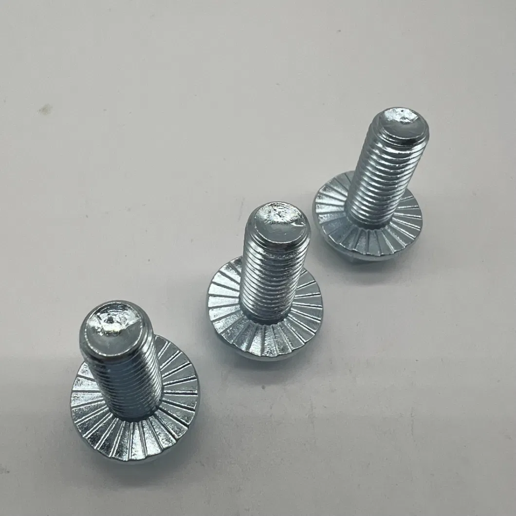 Serration Flange Screw DIN6921 Hexagon Head Screws with Flange