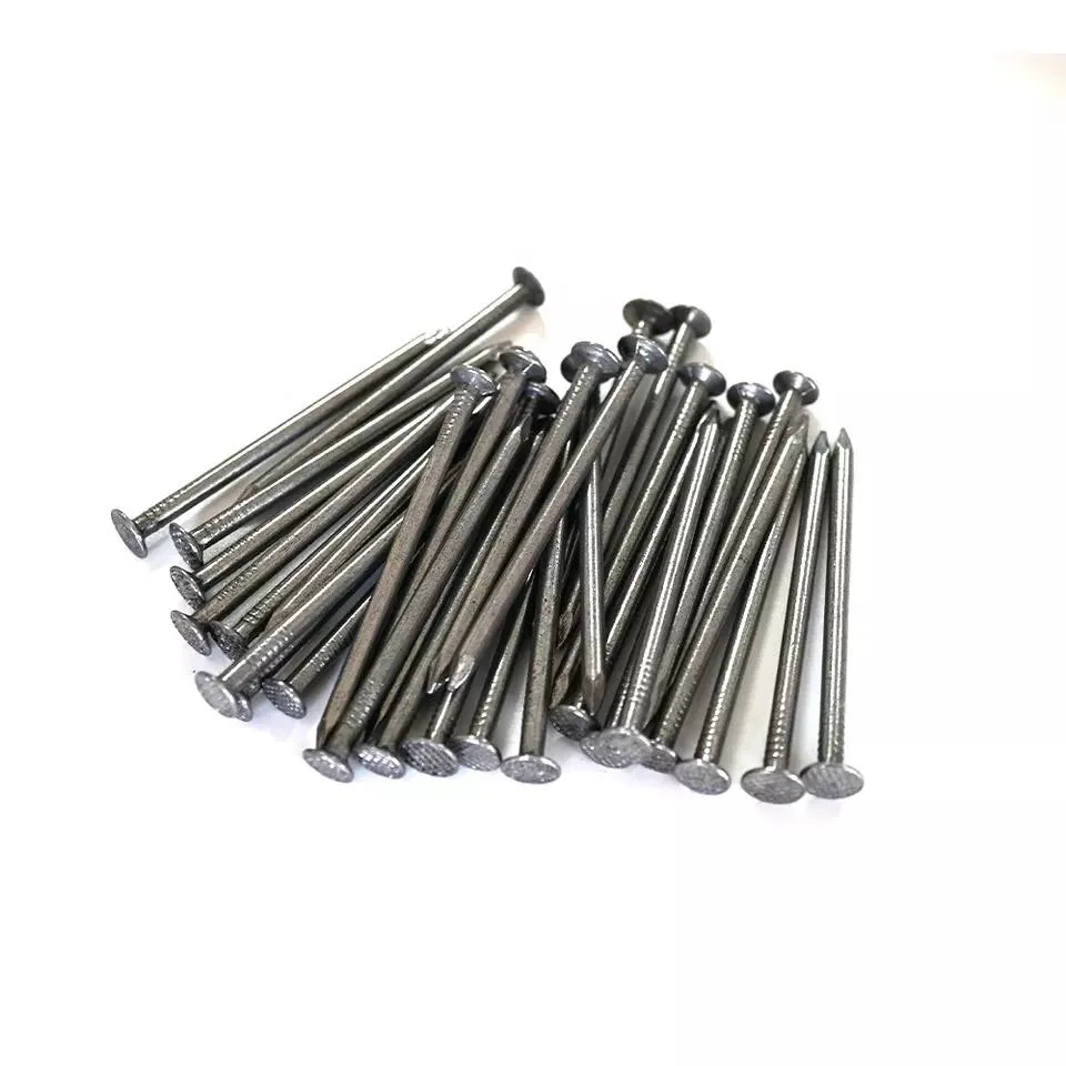 Building Material Flat Head Steel Iron Wire Wood Common Framing Nails