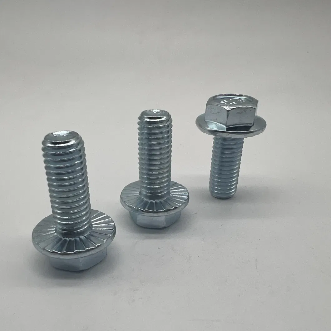 Serration Flange Screw DIN6921 Hexagon Head Screws with Flange