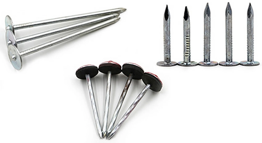 Smooth Shank Umbrella Roofing Nails