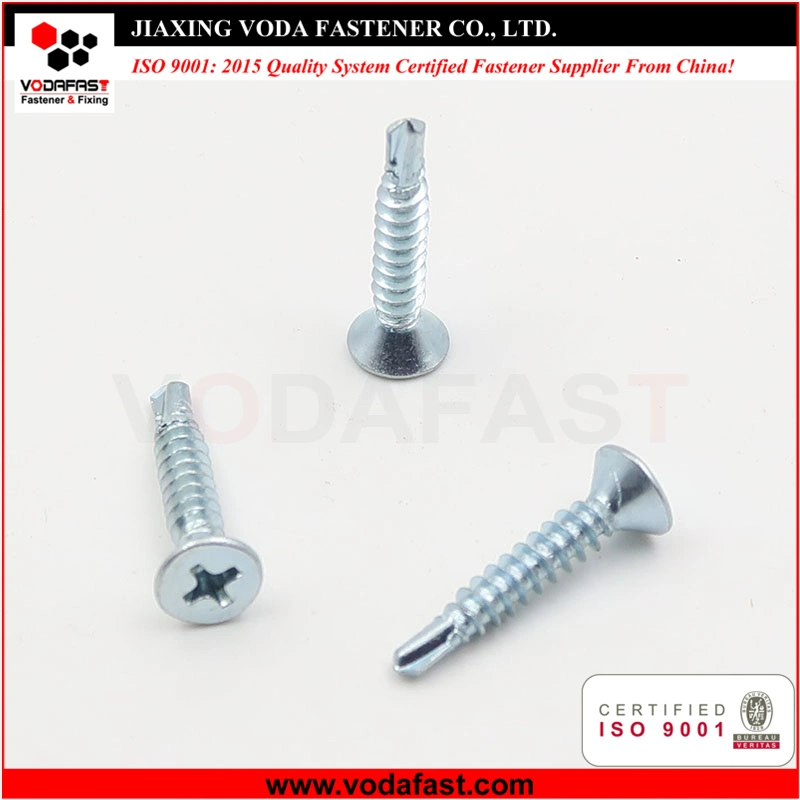 Vodafast DIN7504p Countersunk Head Self Drilling Screw with Nibs Under Head