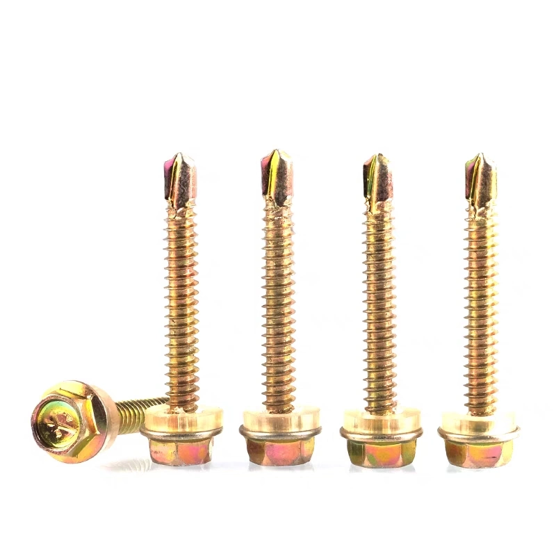 DIN7504K Hexagon Head Self Drilling Screw with EPDM Washer