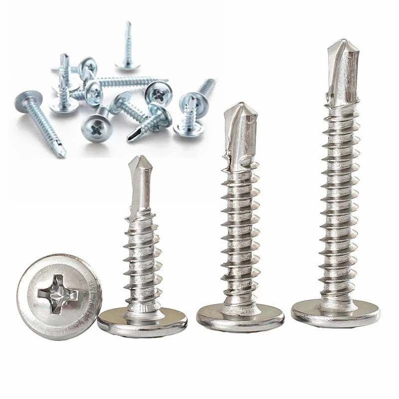 Modified Truss Head Phillips Stainless Steel Self Drilling Screw Thread Self Tapping Screw