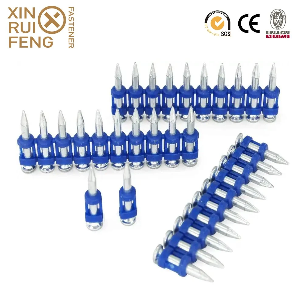 Plastic Collated Concrete Nails Steel Drive Gas Pins Shooting Nails