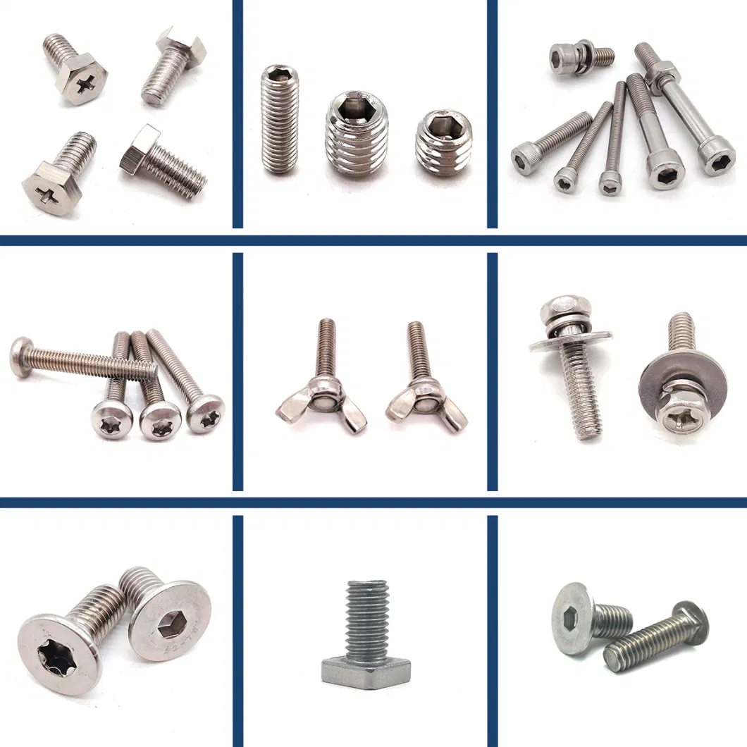 Stainless Steel 304 316 Cross Recessed Countersunk Head Self-Drilling Screw for Cutting Tail