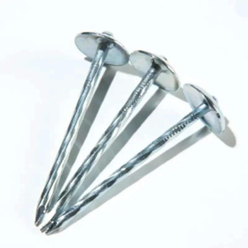 Galvanized Smooth/Twisted Shank Umbrella Head Roofing Nails at Good Price