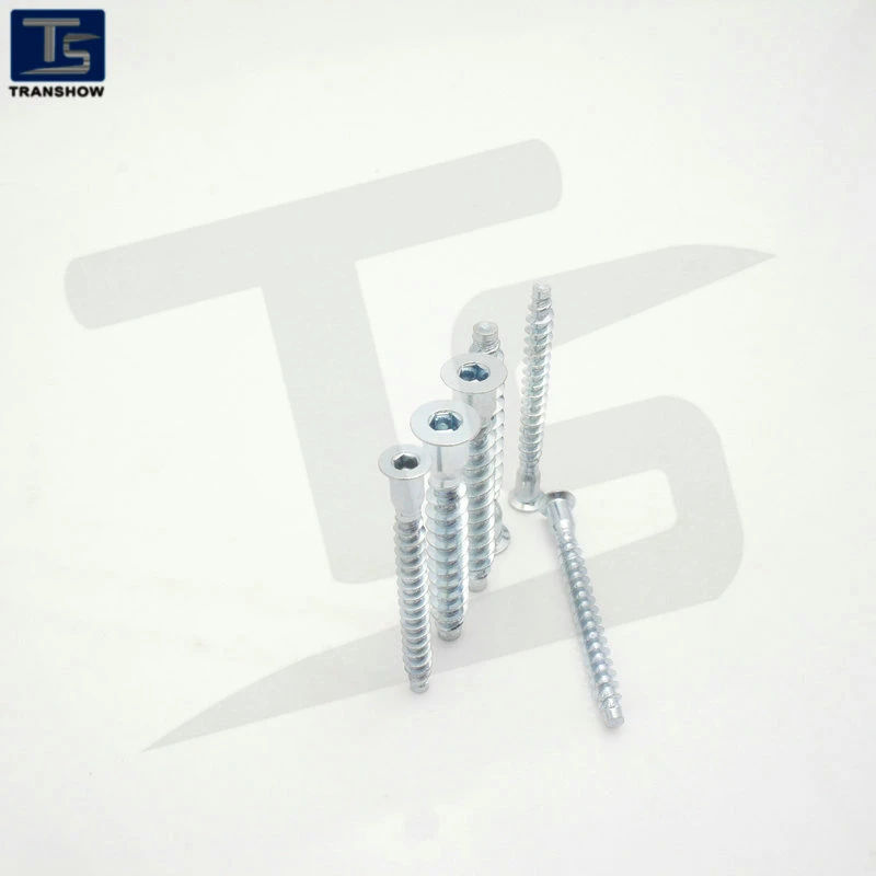 6.4X50 Blue-Zinc Plated Confirmat Screw