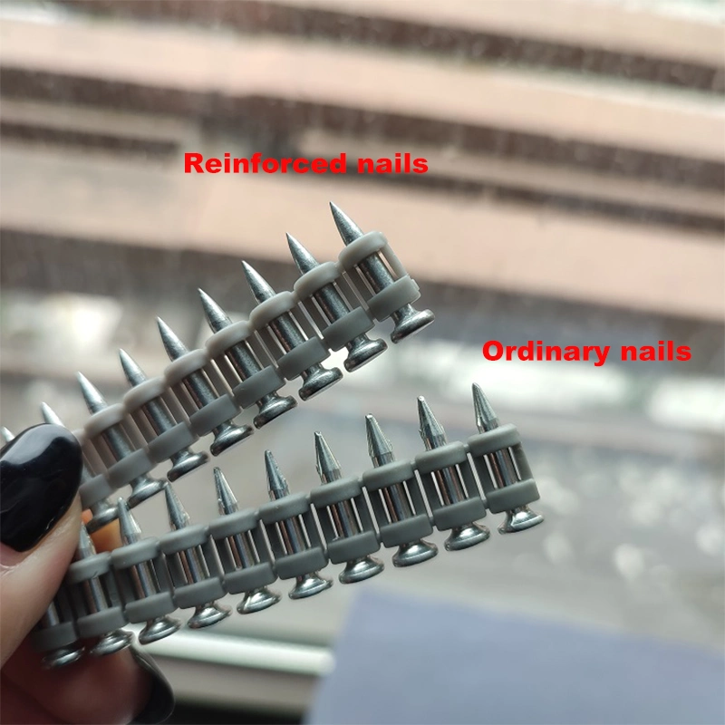 Reinforced Nails Collated Stripe Bullet End Gas Nails Used for Reinforcement Construction Gas Nail Hardware Steel Gas Nails