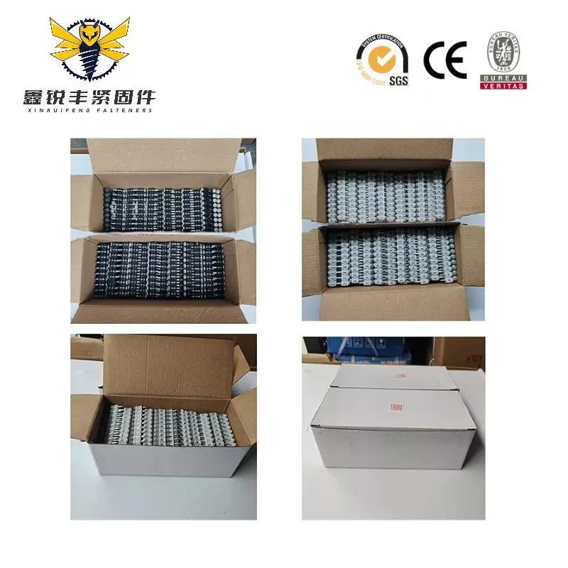 Plastic Collated Concrete Nails Steel Drive Gas Pins Shooting Nails