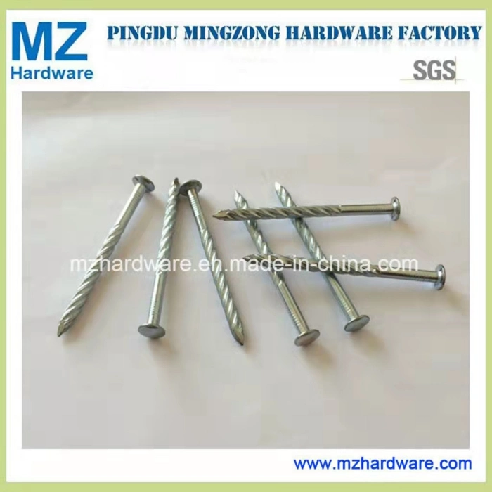 Galvanized Polished Twisted Shank Nail