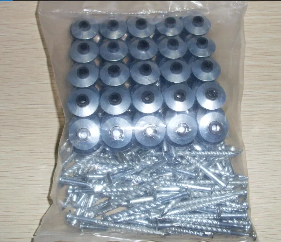 5X90mm 5*100mm Colored Plastic Caps Roofing Screw Nails