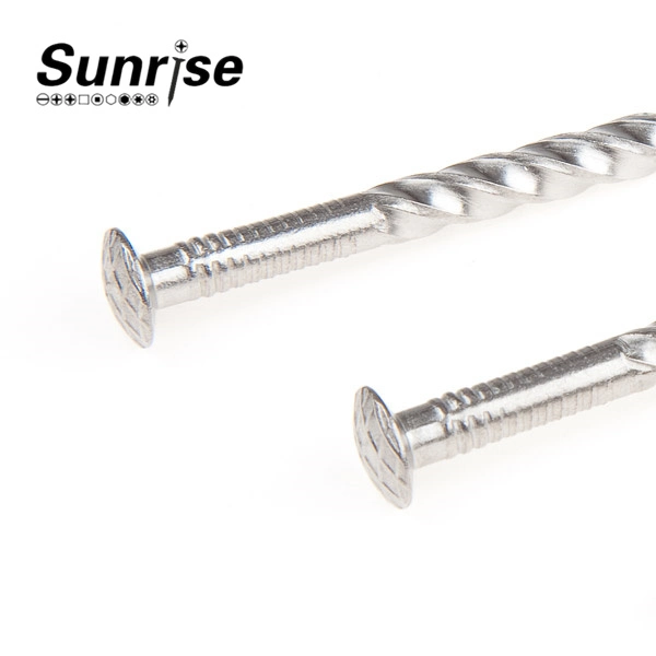 Oval Head (Checkered) Twist Shank Nails Screw