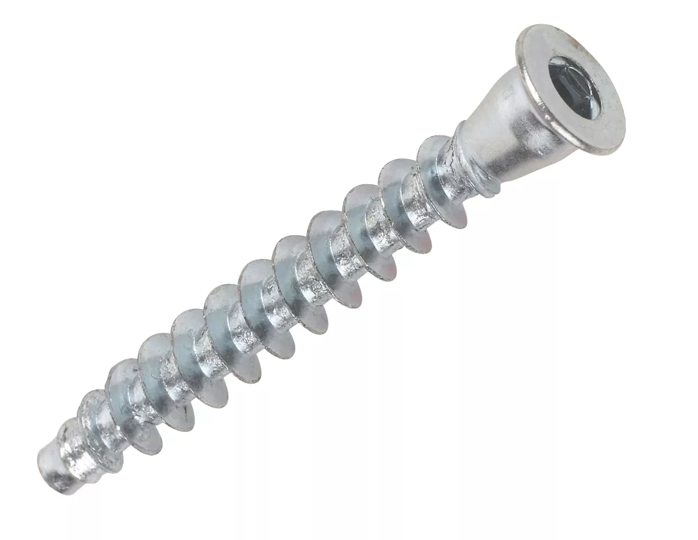 Zinc-Plated Countersunk Hex Socket Confirmat Screw for Furniture and Particleboard