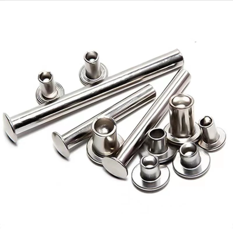 M2 M2.5 M3 M4 M5 M6 DIN 6791 Stainless Steel 304 Semi-Tubular Pan Head Semi Tubular Rivets