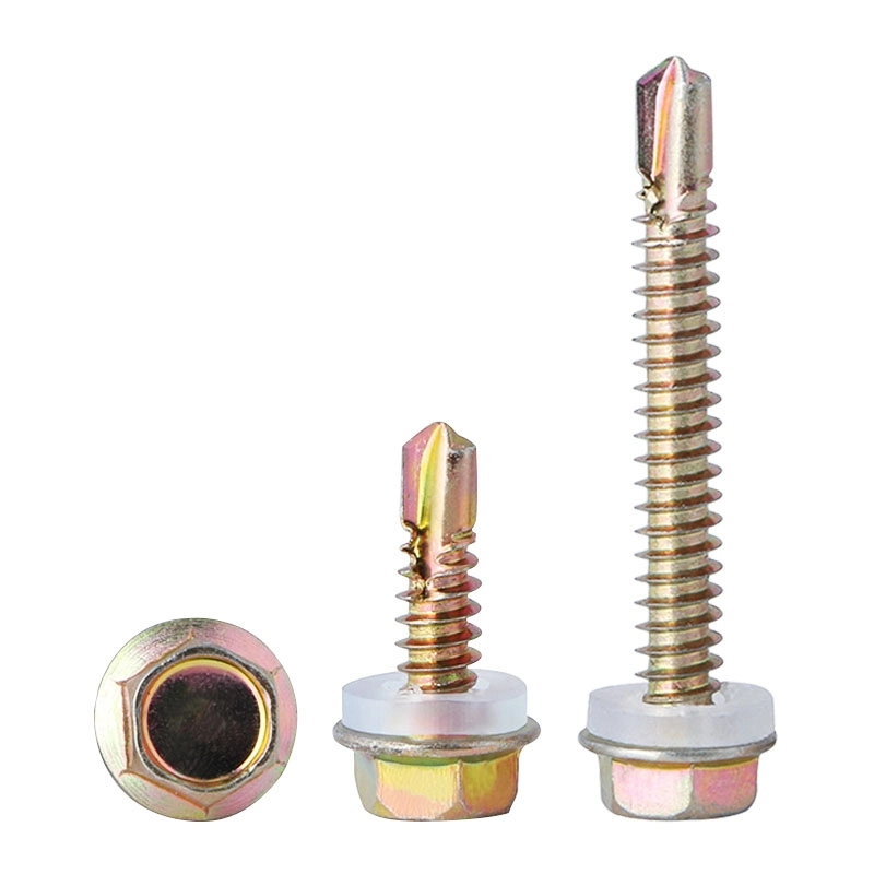 Stainless Steel Flat Head Round Cross Tek Roofing Screw Self Drilling Screw