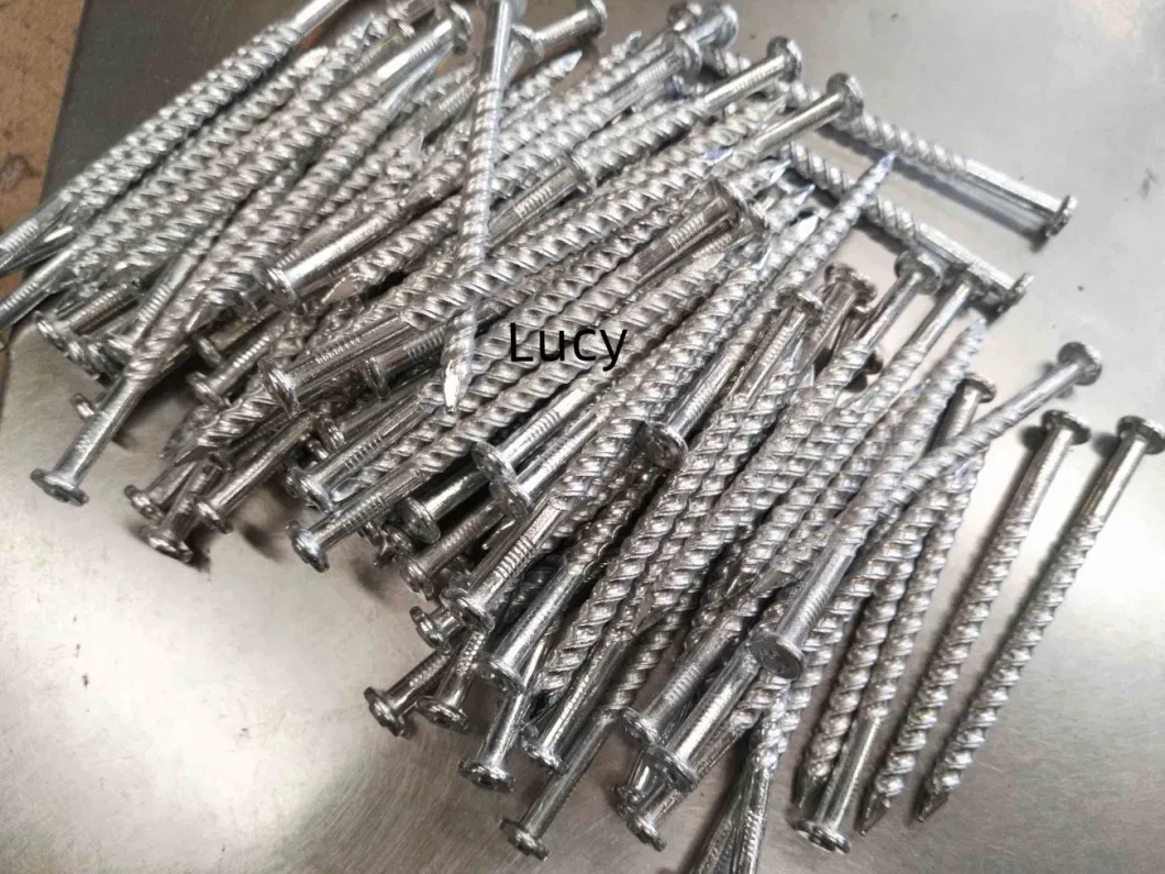 90mm Corrugated Sheet Electro Galvanized Steel Roofing Nails