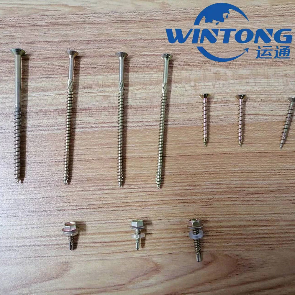 Drill Tail Cross Semicircle Head/Large Flat Head/Flat Head Countersunk Head Self Drilling Screw/Dovetail Drill Iron Self Tapping Nail