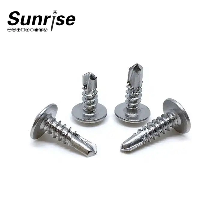 Zinc-Plated Steel Metal Phillips Modified Truss Head Self-Drilling Screw