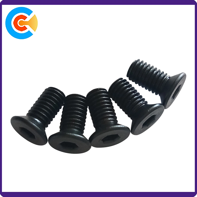 Carbon Steel Screw DIN965 Hex Socket Recessed Countersunk Machine Screw