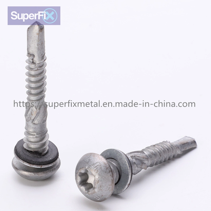 Phillips Wafer Head Self Drilling Screw Bi-Metal Screws