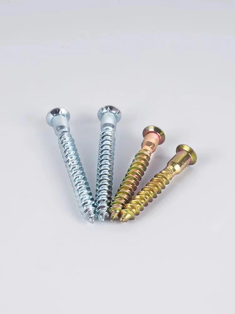 Hexagonal Socket Furniture Screw Confirmat Screw Zinc Plated