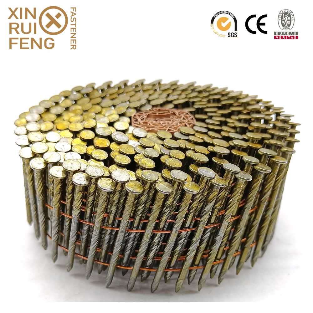 Xinruifeng Fastener #12 1&quot; 1-1/2&quot; 1-3/4&quot; Eg. Ring Shank Plastic Round Cap Roofing Nails