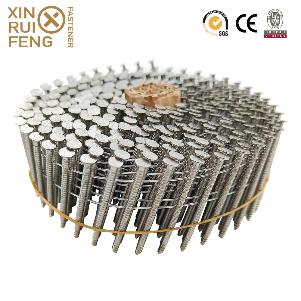 High Quality HDG Smooth Shank Nail / Finish Nails/ Collated Framing Nails/ Roofing Nails Wire Coil Nails with CE for Pneumatic Nailer &amp; Wood Pallet