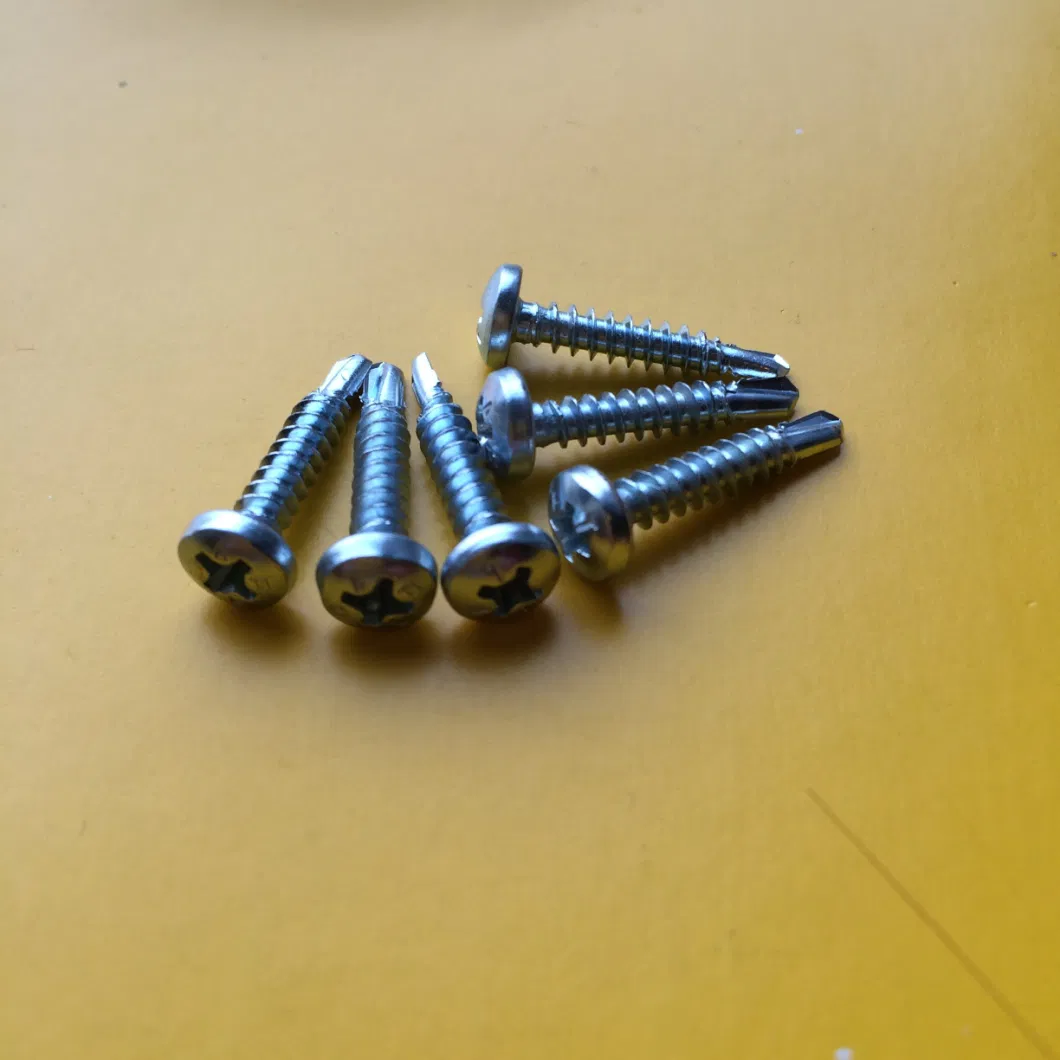 M3.5-20X16mm Residential Steel Frame Construction Zinc Plated Hex Washer Head Self-Drilling Screws