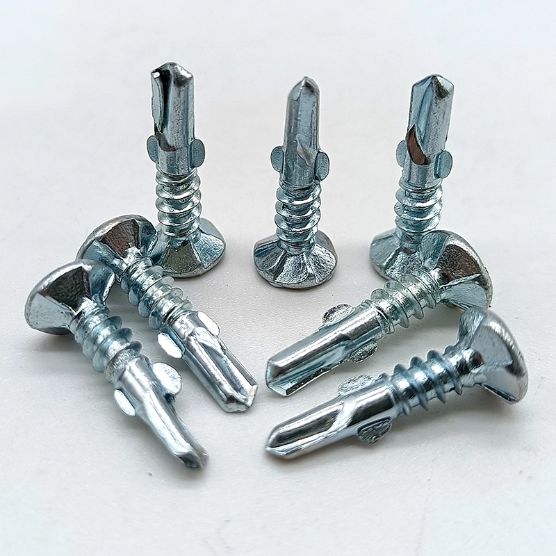 Xinruifeng Fasteners Zinc Wings Teks Fiber Cement Siding Self Drilling Screws