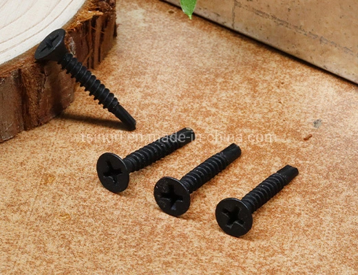 TGR/Tsingri Black Phosphating Bugle Phillips Flat Head Self-Drilling Screws