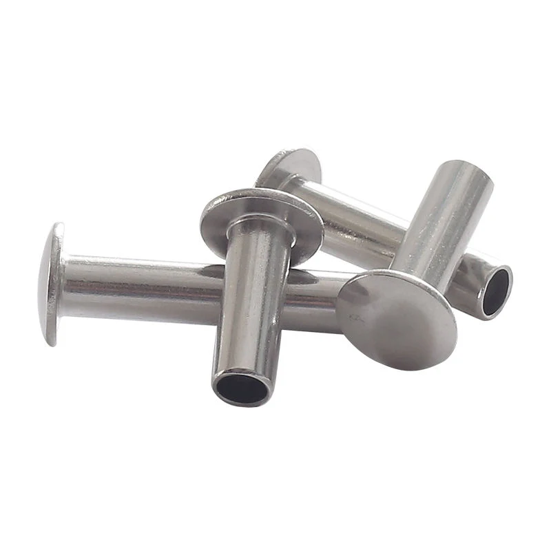 M2 M2.5 M3 M4 M5 M6 DIN 6791 Stainless Steel 304 Semi-Tubular Pan Head Semi Tubular Rivets