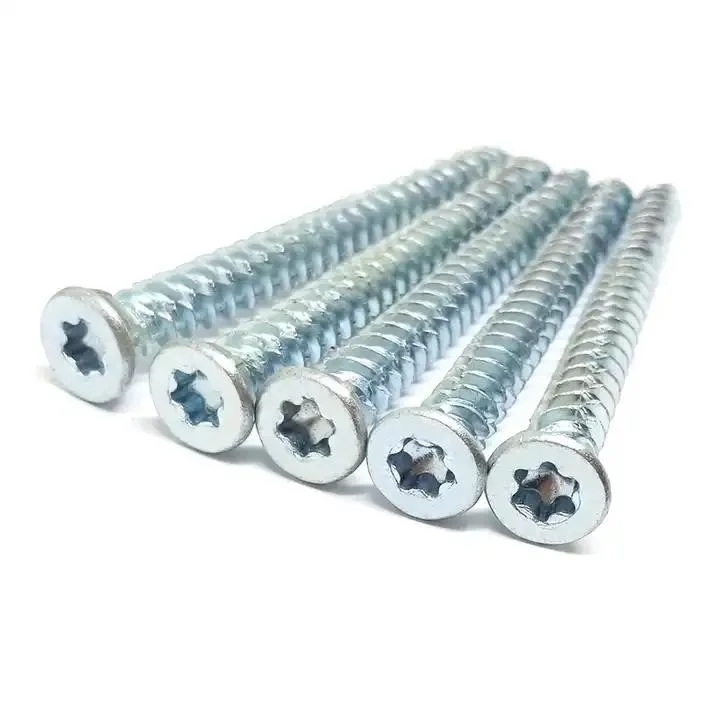 Custom Carbon Steel Zinc Plated Torx Concrete Screw