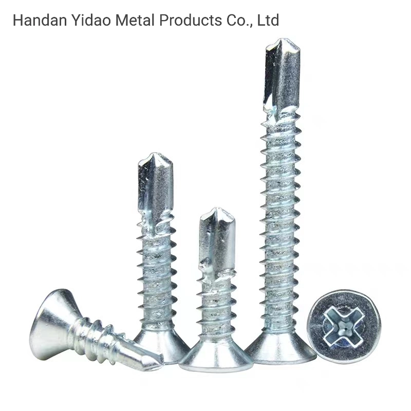 Truss Head with Phillips Socket Self-Drilling Screws Zinc-Plated