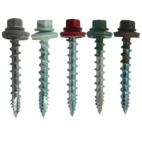 China Manufacturer Fastener Roofing Screw with Hexagonal Head Slotted Drive Type17 Roofing Screw