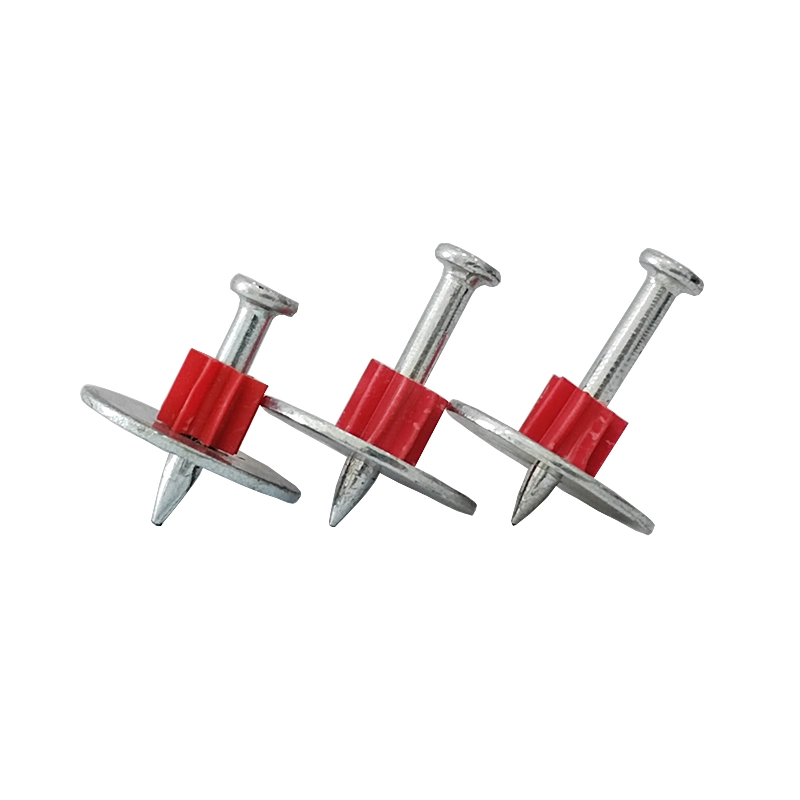 Nail for Shooting Concrete Black Steel Nails for Nail Gun Wholesale for Nailer Pipe Nail Toua Powder Actuated Steel Red Hit Ceiling Wood Clavos Supplies Price