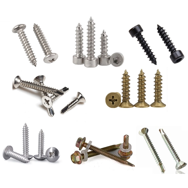 Stainless Steel DIN 7982 Cross Countersunk Flat Head Self Tapping Screw