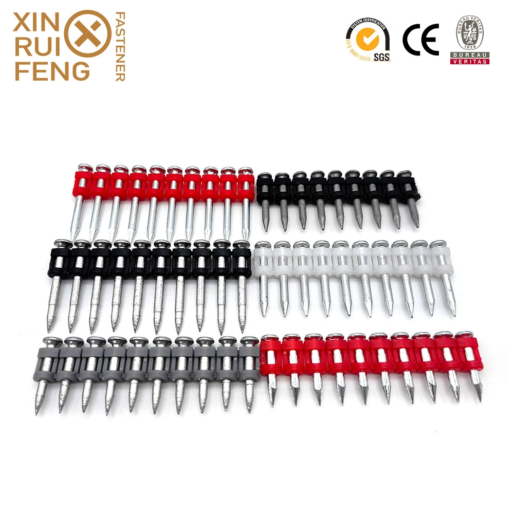 Plastic Collated Concrete Nails Steel Drive Gas Pins Shooting Nails