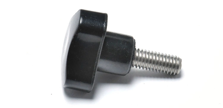 Hand Supply Low MOQ Ss 304 Stainless Steel Plastic Nylon Tip Three Lobe Flower Head Thumb Screw