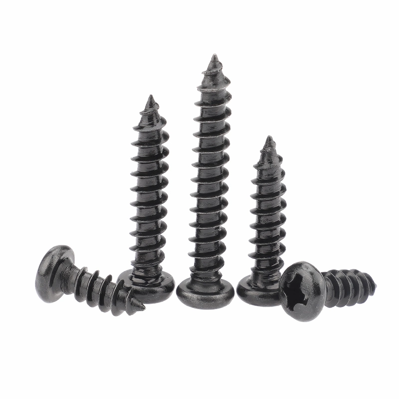 Stainless Steel 304 316 Tapping Screw Set Grub Screws Ss 304 DIN 7981 A2 A4 Pan Head Self Tapping Screws